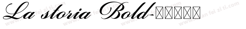 La storia Bold字体转换